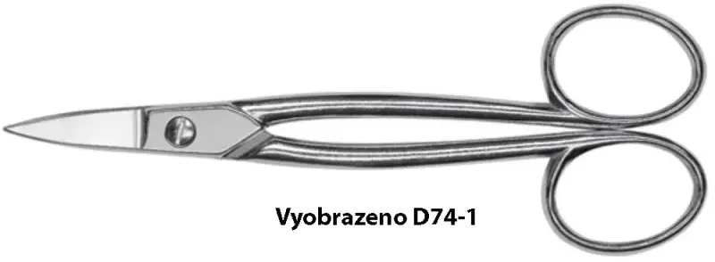 Zlatnické nůžky Bessey D75-1 obloukové břity (BES D75-1) Rychlé Dodání