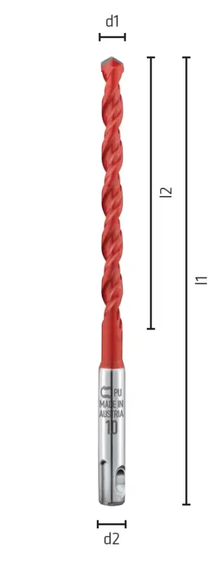 Akční Nabídka Víceúčelový vrták pr. 14x200/260 mm Alpen Profi Multicut SDS-plus (ALPEN0053901400100)