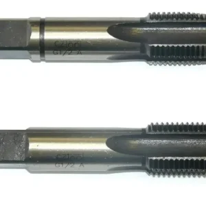 Vysoce Kvalitní Sadové závitníky Bučovice Tools G 3/8" III HSS dle ČSN 22 3012 (2 ks) (BU142 3803)