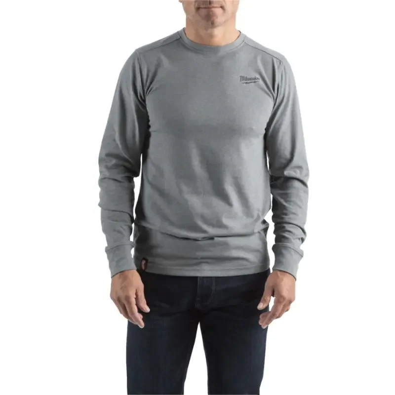 Akční Nabídka Hybridní tričko Milwaukee HT LS GR s dlouhým rukávem, šedé (XXL) (MI4932492992)