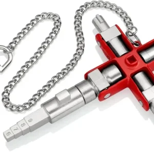 Značkový Klíč univerzální „Stavebnictví“ pro běžné skříně a systémy zavírání 90mm, Knipex 00 11 06 V01 (K 00 11 06 V01)
