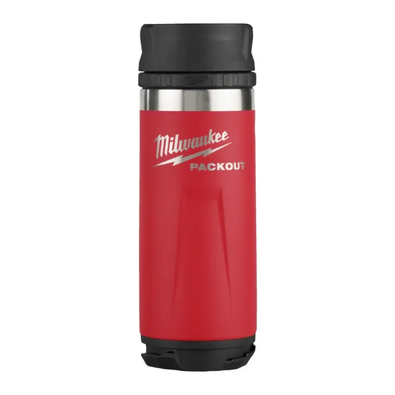 Zlevněný Láhev Milwaukee PACKOUT™ Sip Lid s víčkem červená 532 ml, 4932493473 (MI4932493473)