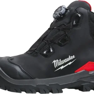 Vysoce Kvalitní Bezpečnostní obuv, voděodolná membrána Sympatex®, systém BOA® Fit Milwaukee Armourtred™ B1M110111W CI HRO SC FO LG SR černá barva (vel.41), 4932493795