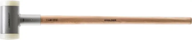 Vysoce Kvalitní Perlík - kladivo s měkkým čelem bez zpětného rázu SUPERCRAFT nylon 100 mm Halder 3366.107, hmotnost 7 kg