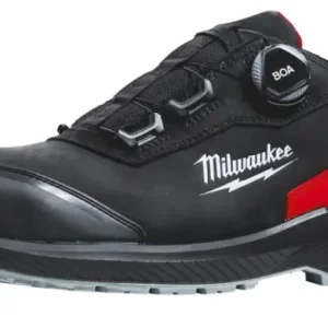 Vysoce Kvalitní Bezpečnostní obuv, vodoodpudivá kůže nubuk, polobotky, systém BOA® Fit Milwaukee Flextred™S3S B1L110133 ESD SC FO SR černé (vel.37), 4932498107