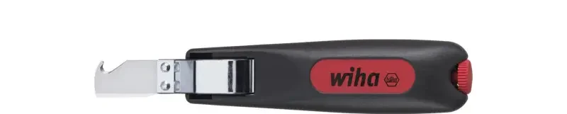 Akční Nabídka Nůž na kabely 4 ÷ 28 mm2 s hákovou čepelíWiha 44618 černá/červená (WIHA44618)