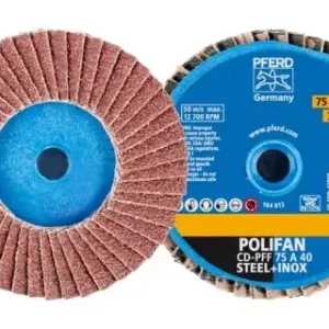Značkový Lamelový kotouč pr. 75 mm Pferd COMBIDISC Korund A Mini-POLIFAN CD A40 pro běžné použití (PF4007220617397)