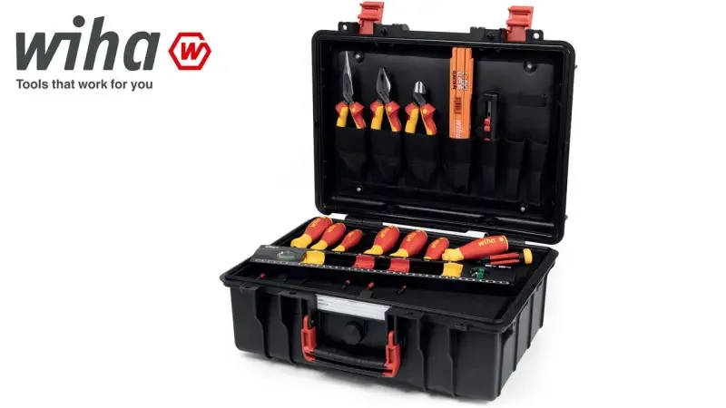 Wiha 45530 Kufr s nářadím pro elektrikáře Basic set L electric (Sada 18 dílů) (WIHA45530) Expresní Doručení
