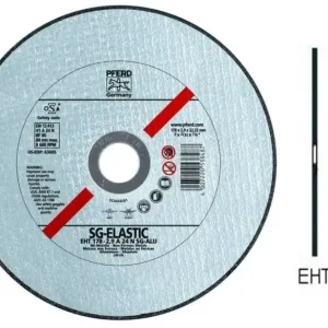 Vysoce Kvalitní Rozbrušovací kotouč EHT 115-2,4 A 30 N SG-ALU/22,23. PFERD - SG-ELASTIC (PF4007220617892)