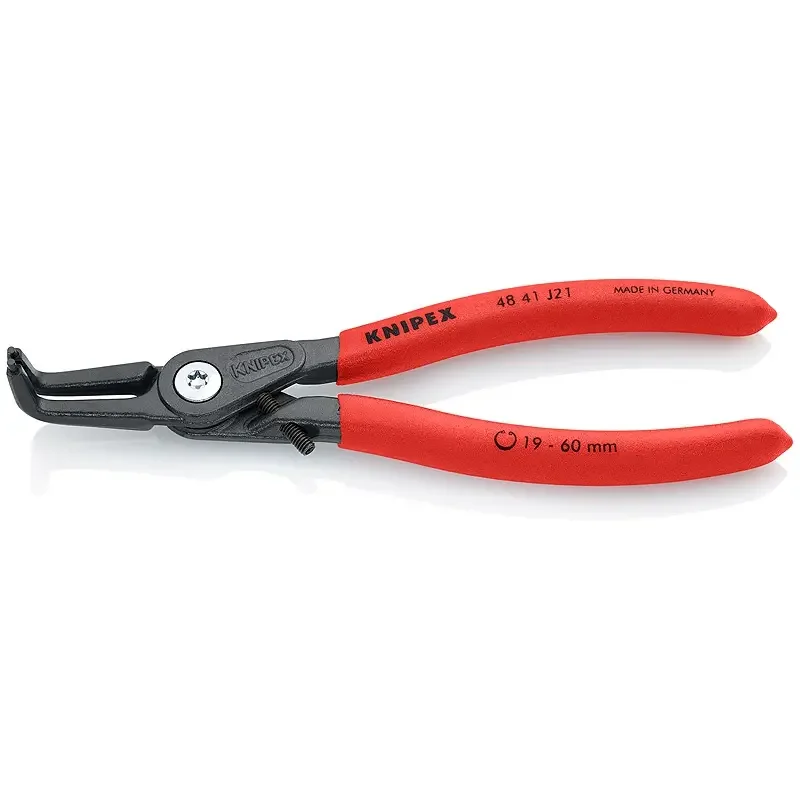 Značkový Kleště precizní pro pojistné kroužky vnitřní KNIPEX 48 41 J21, 165 mm - protiskluzová rukojeť (K 48 41 J2 1)