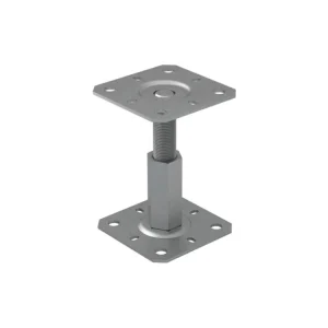 Zlevněný PR100/130 Stavitelná patka sloupku 100x130x100-150 mm M20