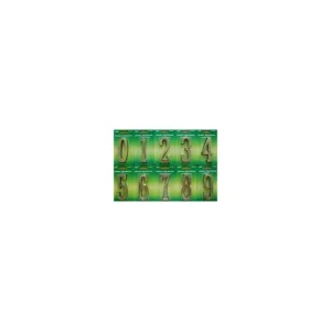 Vysoce Kvalitní Číslice "0" 100mm BRONZ