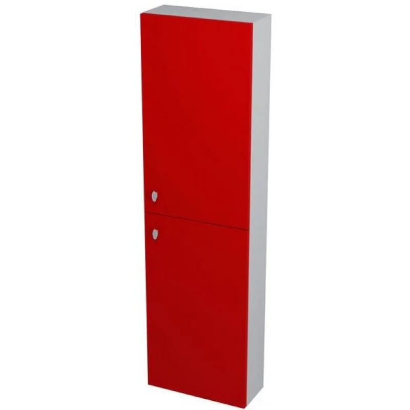 Akce SAPHO AILA 55625 skříňka vysoká 40x140x18cm, pravá, červená/stříbrná