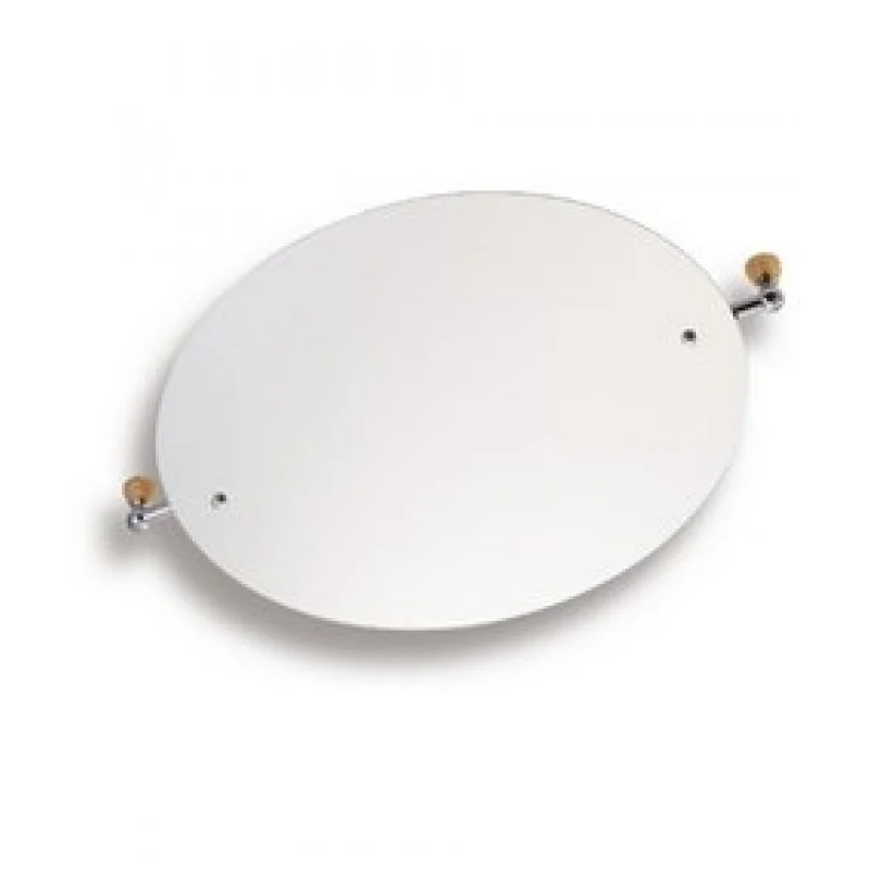 Akce NOVASERVIS METALIA 3 zrcadlo ovál 60 x 50 cm satino/chrom 6317,9