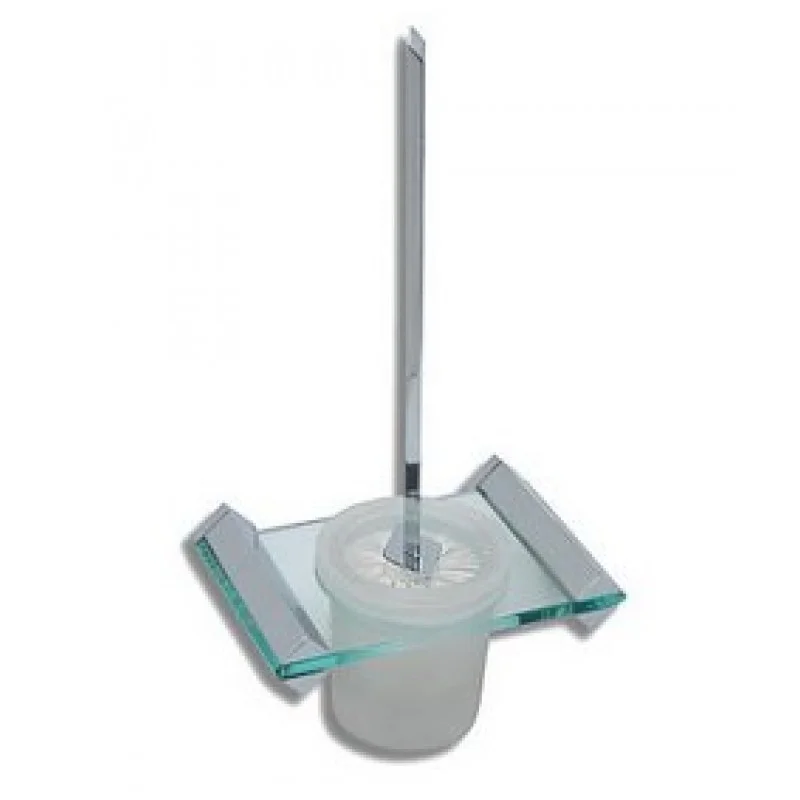 Zlevněný NOVASERVIS METALIA 6 WC štětka nerez/sklo 6633,0