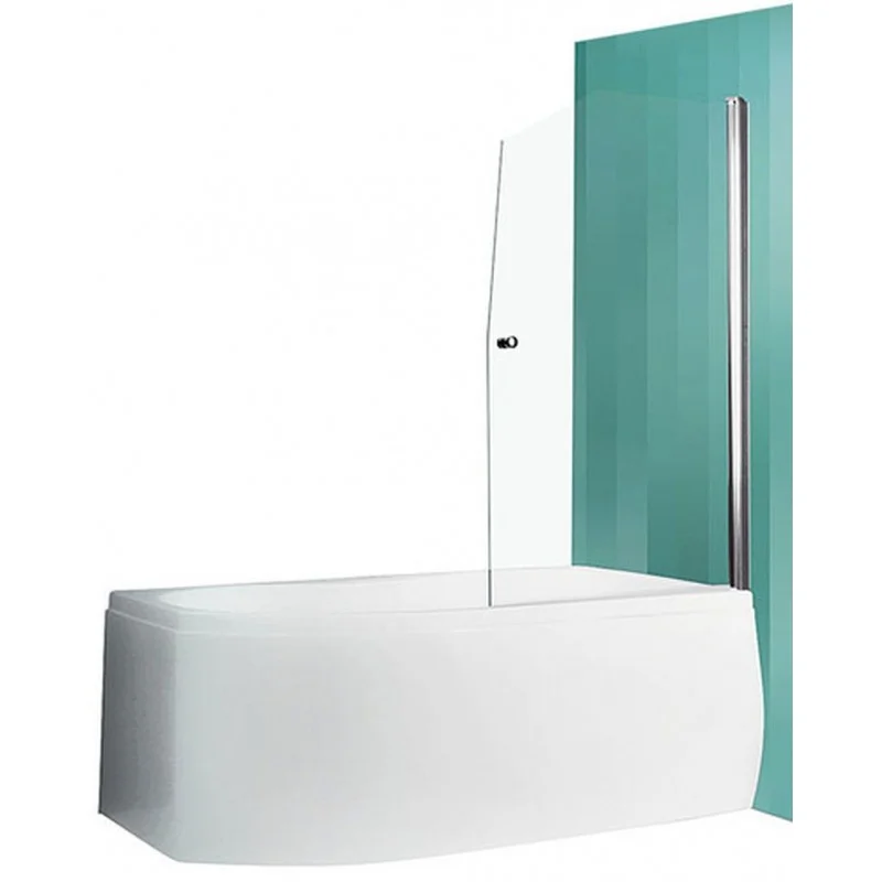 Akce ROLTECHNIK Vanová zástěna oboustranně otevíratelná SWING/850 stříbro/transparent 657-8500000-01-02