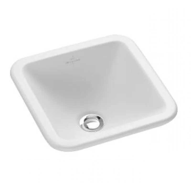 Akční Nabídka Villeroy & Boch Loop&Friends Zápustné umyvadlo 450x450 mm, s přepadem, star white ceramicplus