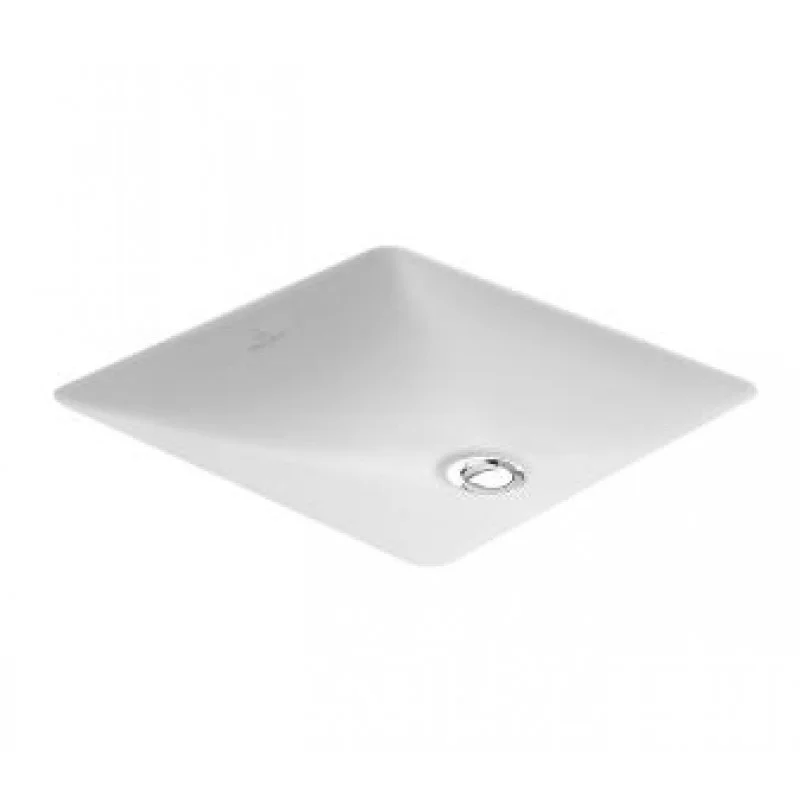 Zlevněný Villeroy & Boch Loop&Friends Umyvadlo k zabudování zespodu 380x380 mm,bez přepadu, bílá alpin ceramicplus