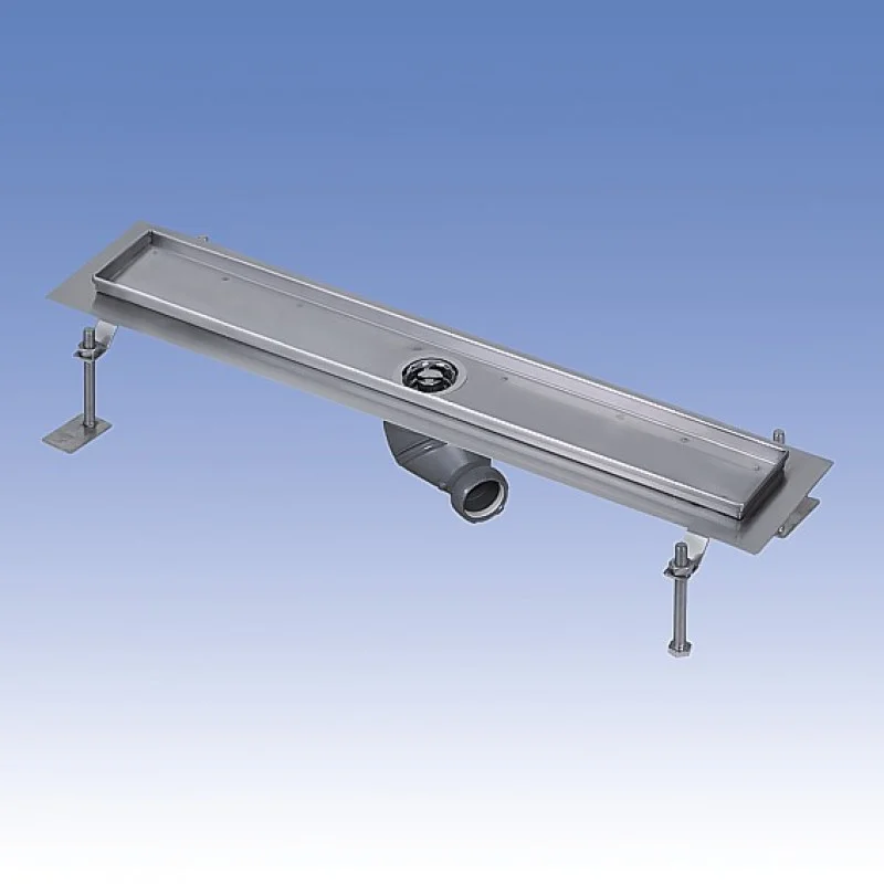 Akční Cena SANELA Nerezový koupelnový žlábek do prostoru SLKN 03FX, délka 750 mm, mat 68036