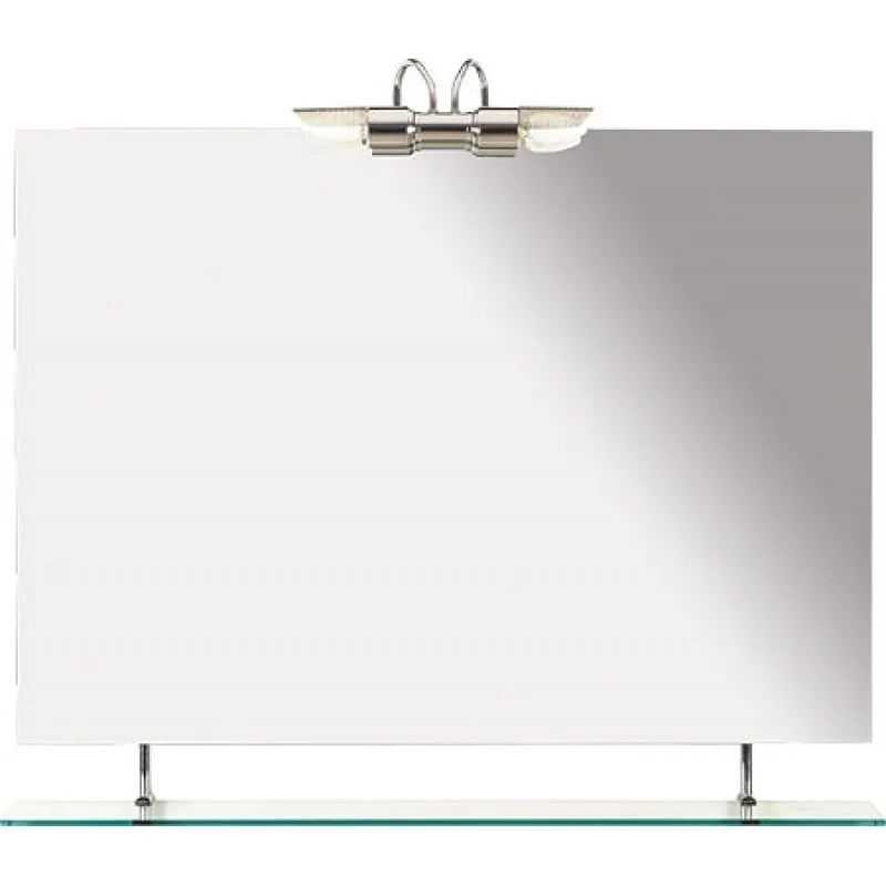 Zlevněný SAPHO WEGA 60092-7 zrcadlo 70x80cm, s policí