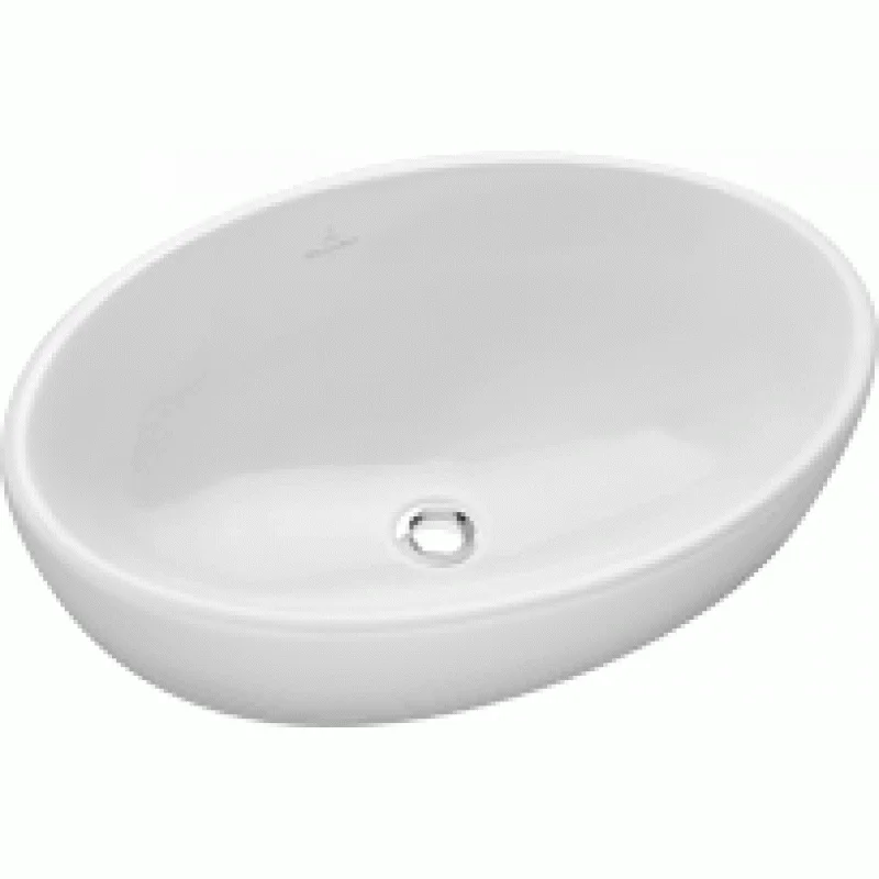 Vysoce Kvalitní Villeroy & Boch Loop&Friends Umyvadlo k postavení na desku 600x430, s přepadem, bílá alpin