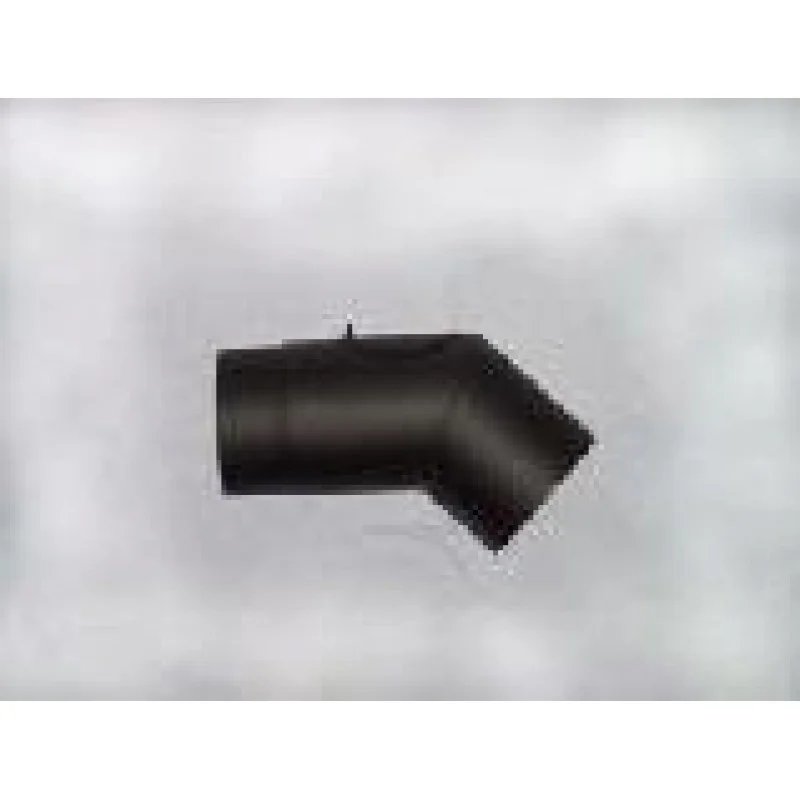 Aktuální Koleno kouřovodu 160mm 45° (1,5) černé