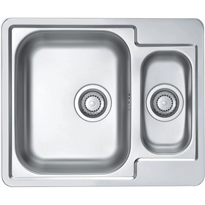 Vysoce Kvalitní ALVEUS LINE 50 kuchyňský dřez nerez, 615 x 500 mm, dekor 1082437