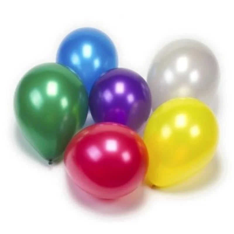 Vysoce Kvalitní PAPSTAR Balónky "METALLIC" průměr 25 cm