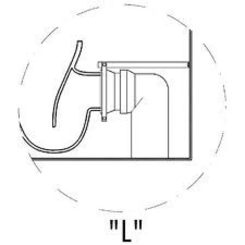 Vysoce Kvalitní KERAMAG Icon odpadní sada "L", s upevňovacím materiálem, 521180