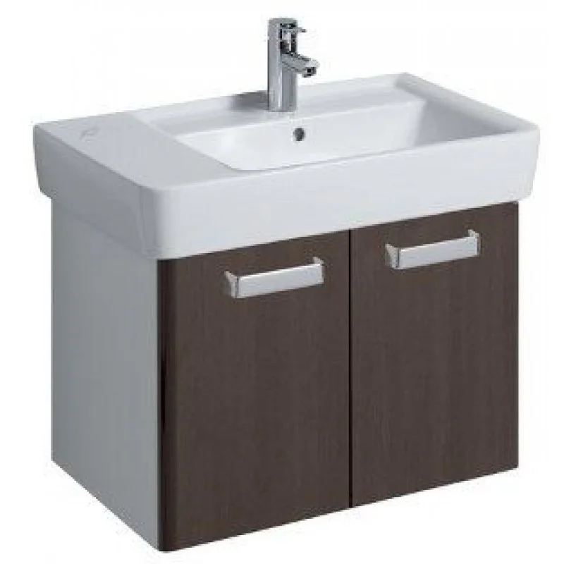 Akční Nabídka KERAMAG Renova Nr.1 Plan skříňka pod asymetrické umyvadlo, závěsná, wenge 68 x 46,3 x 44,5 cm 879143