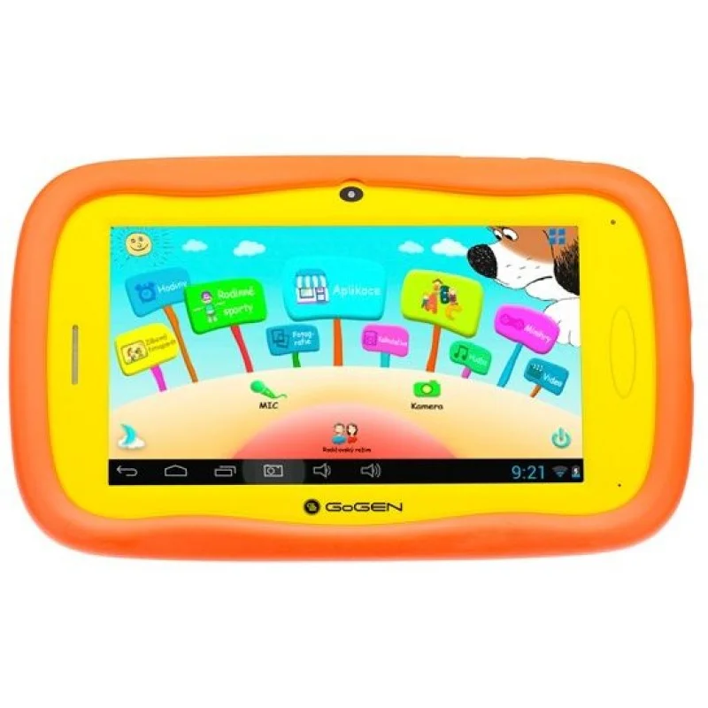 Vysoce Kvalitní GoGEN dotykový tablet MAXPAD 7 O, 7", 8 GB, WF, Android 4.1, oranžová
