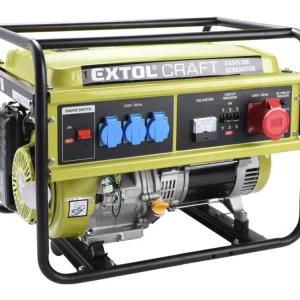 Aktuální EXTOL CRAFT elektrocentrála benzínová, 13HP/5,5kW (400V) 3x1,8kW (230V), 421011