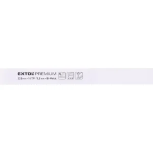 Akce EXTOL PREMIUM plátky do pily ocasky 3ks, 225x19x0,9mm, Bi-metal, 8806201
