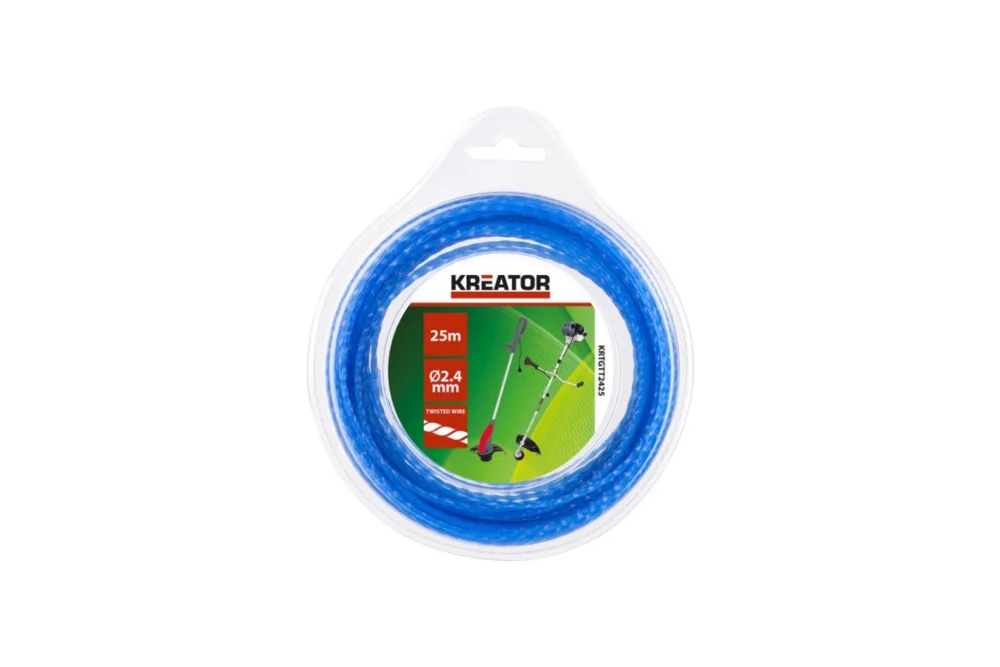 Akční Nabídka Kreator KRTGTT2425 Struna kroucená 2,4 mm x 25 m
