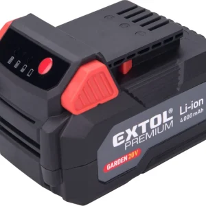 Vysoce Kvalitní EXTOL PREMIUM baterie akumulátorová GARDEN20V, 20V Li-ion, 4000mAh, 8895782