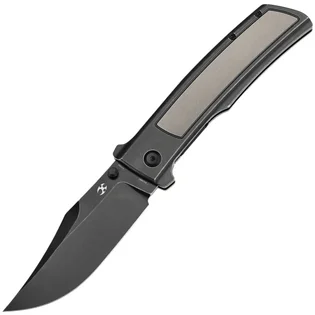 Vysoce Kvalitní Kansept nože Bison Blackwash CPM S35VN Blackwash Titanium K1108B1