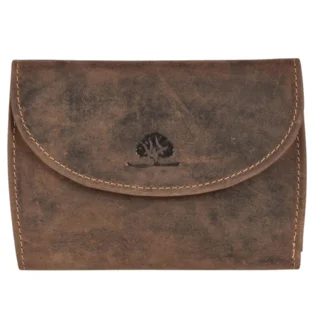 Akční Cena GreenBurry Kožená peněženka 13x9cm "Vintage" antická hnědá 1772A-25