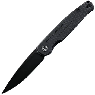 Akce Petrified Fish PFE07 Morse Black Stonewashed 154CM Černá Micarta PFE07DMDW