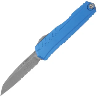 Akce Microtech CYPHER II S/E APOCALYPTIC ČÁSTEČNĚ ZOUBKOVANÝ MODRÝ 1241-11APBL