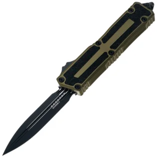 Akční Nabídka Microtech SCARAB II GEN III D/E ČERNÝ STANDARDNÍ OD ZELENÁ 1280-1OD