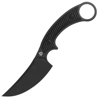 Vysoce Kvalitní QPS Viper 10Cr15MoV, černý stonewash, Rukojeť: Černý G10 QS166-A2