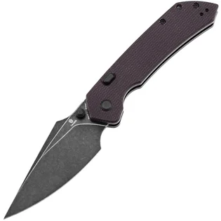 Výprodej Tenable Knives Fenrir Blackwash Nitro V, Fialová Micarta
