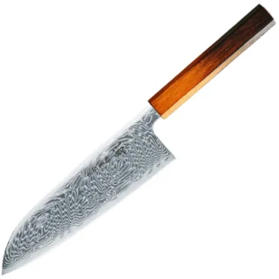 Vysoce Kvalitní Dellinger Japan Santoku Knife 165 mm Hokiyama Sakon Bokusui ROU-Wave