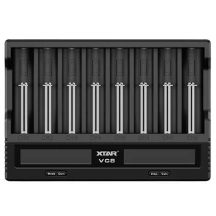 Xtar VC8-charger, 1*A-C USB Cable Cenový Hit