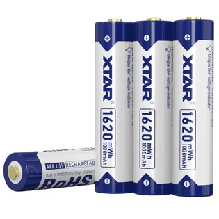 Xtar AAA 1620mWh1000mAh-4 pcs AAA 1.5V 1620MWH Battery (box+battery case) Hit Sezóny