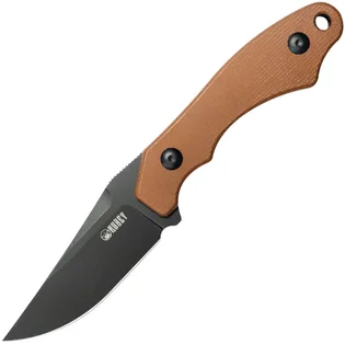 Akční Cena Kubey TLB Blackwash 14C28N ,Brown Micarta,Kydex Sheath KU468D