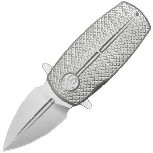 Značkový KB Fang Beadblast M390 Grey Ti with Diamond KB451A