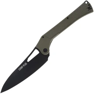 Značkový Ontario Camp Plus EDC Linerlock Grn ON4325