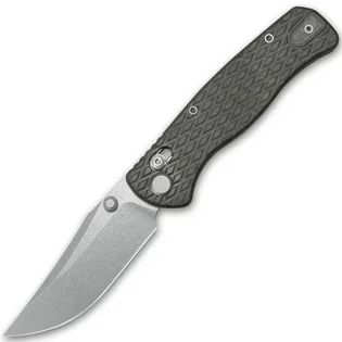 Aktuální GEO Knife Sharp Shadow SW M390 Blade Tiger Stripe Pattern Flamed Ti