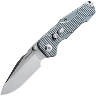Akční Nabídka Real Steel Evolution Ironclad Stonewash D2, Grey G10, Droppoint RE-7911SG